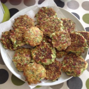 Courgette fritters
