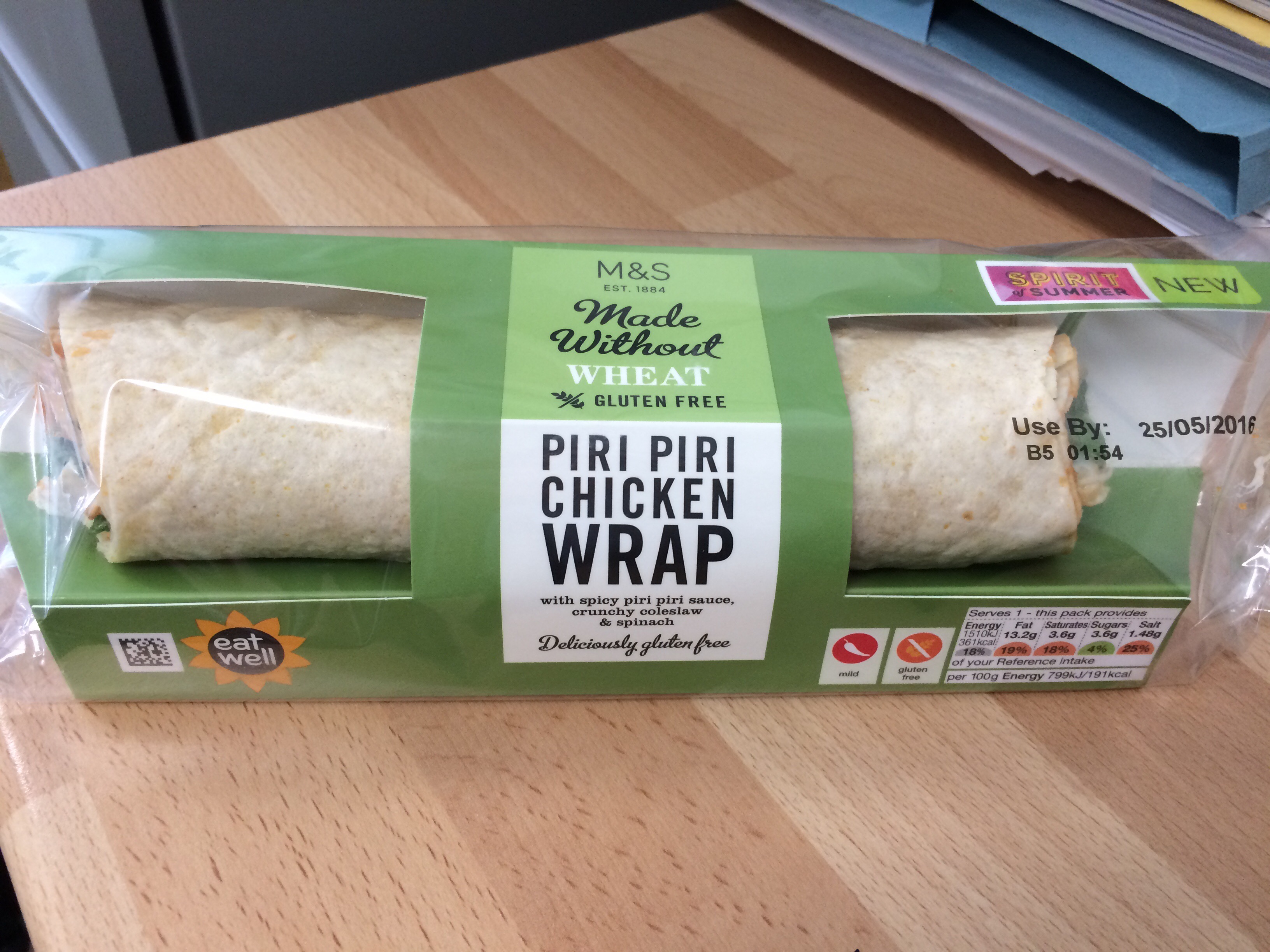 Product review: M&S gluten free wrap