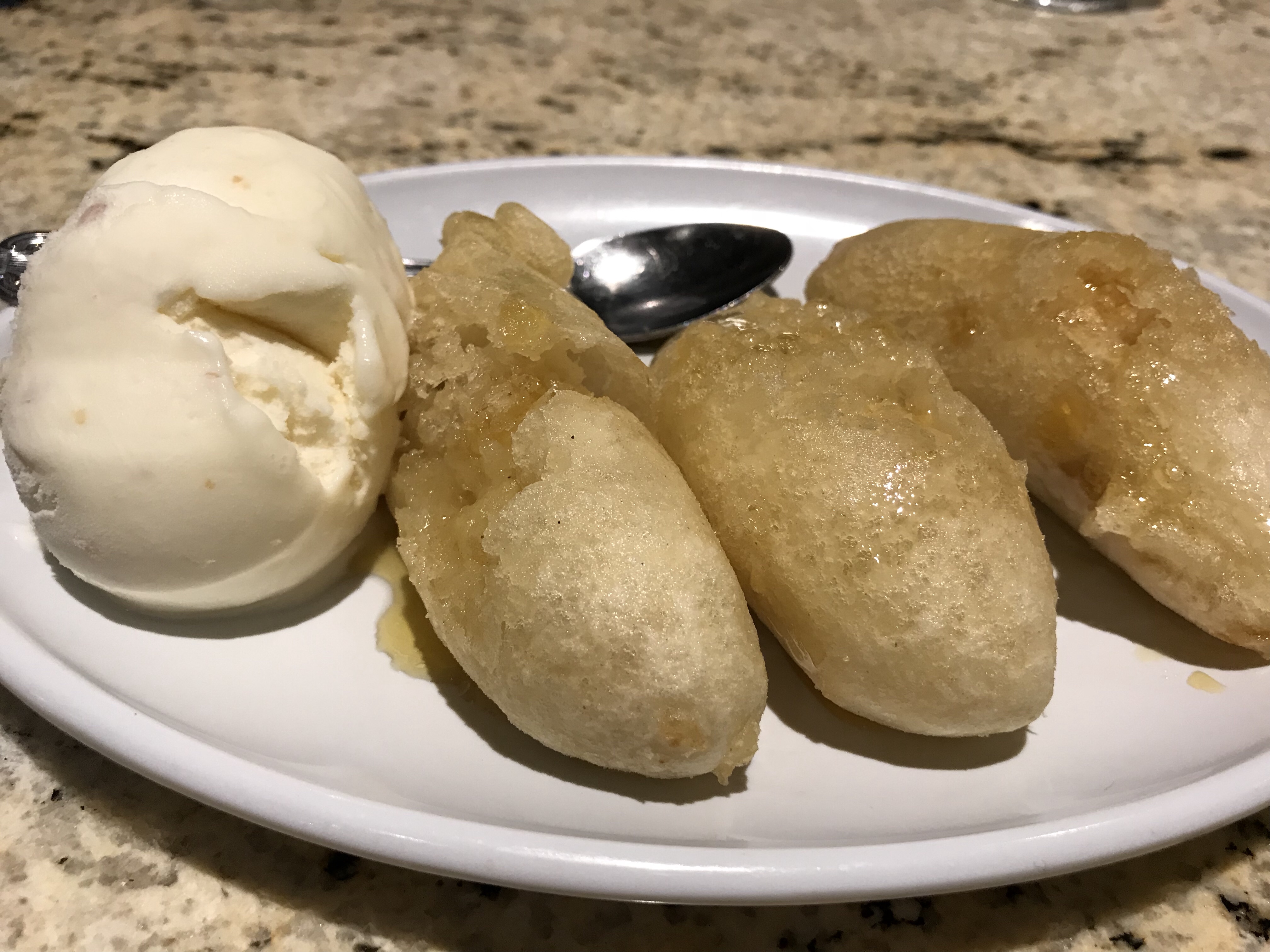 GF banana fritters at Hui Wei!